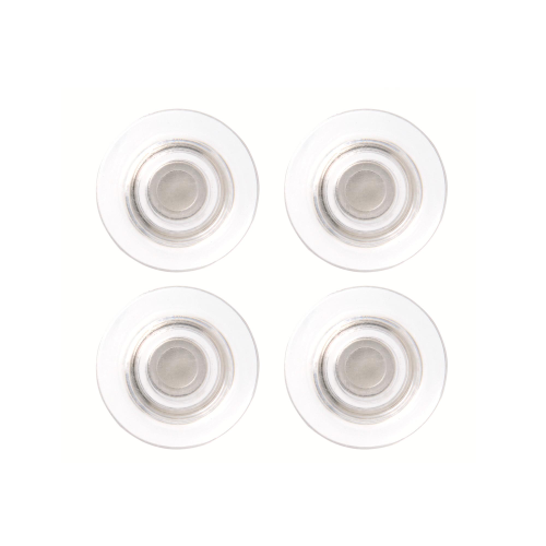 Blister 4 Magneti extra-forti trasparenti D32mm Nobo